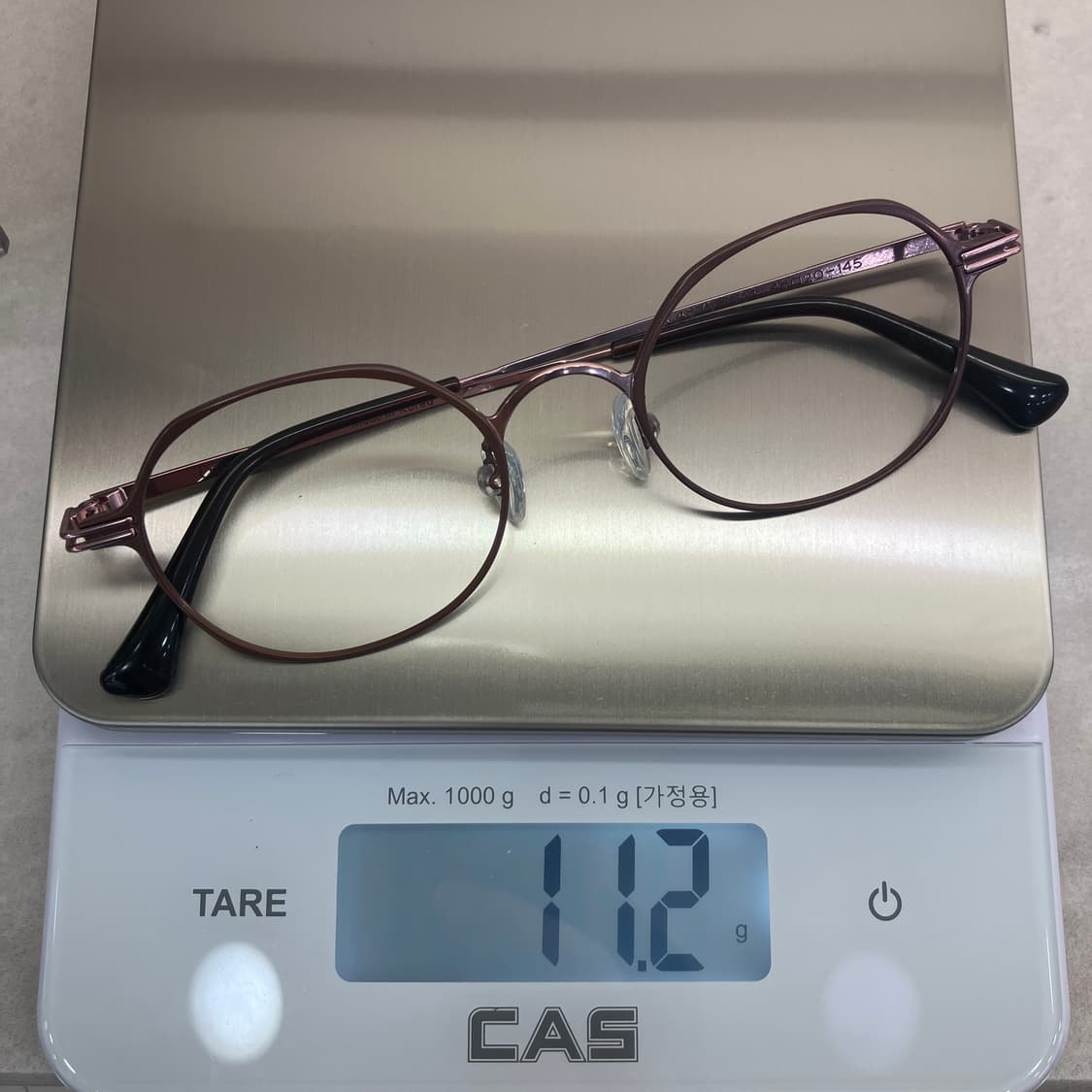 C69 크루세이드 Crusade 브라운 다각 오벌 메탈테 안경 상품이미지8