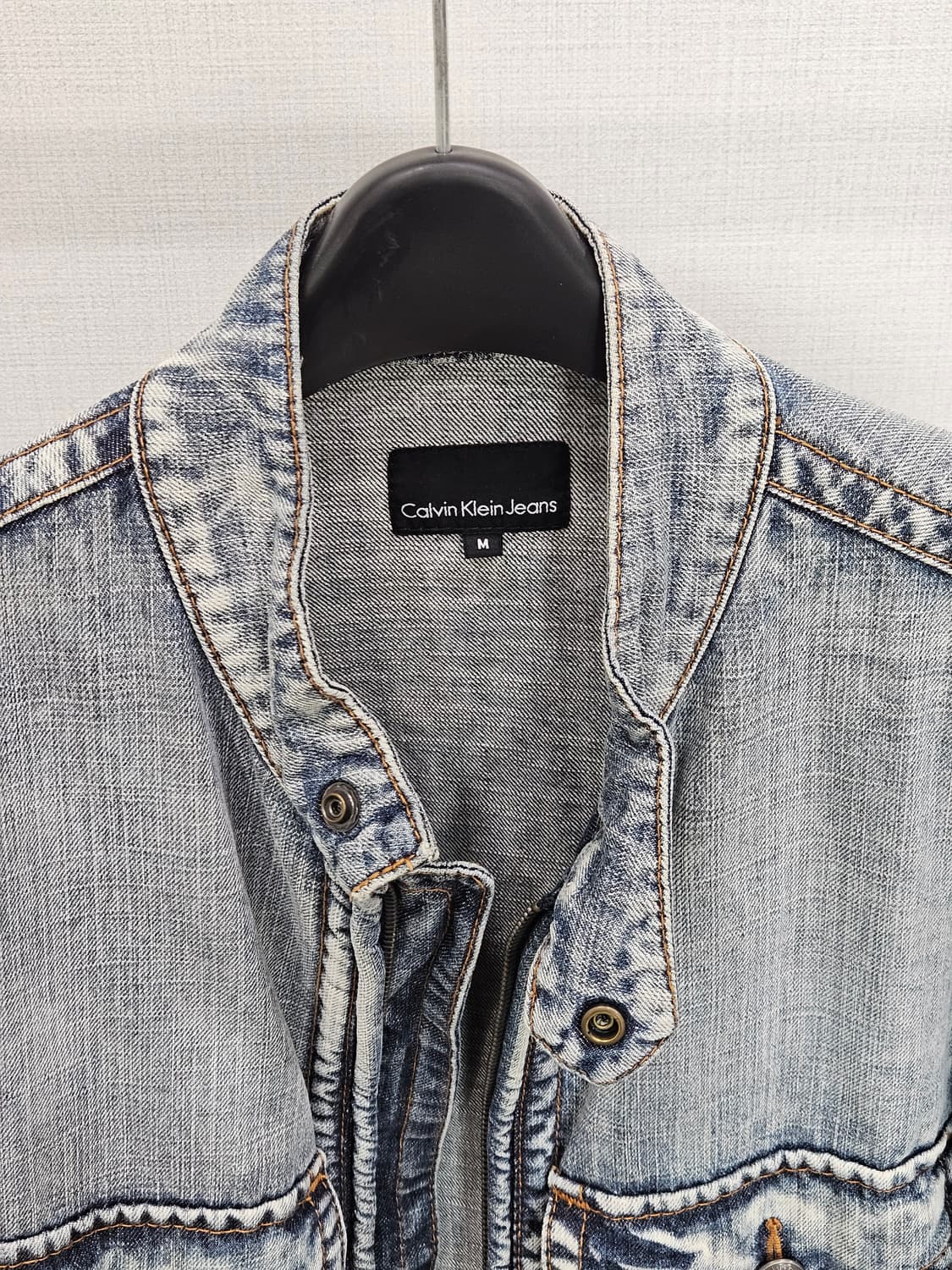 캘빈클라인 데님 바이커 자켓 M 상품이미지4