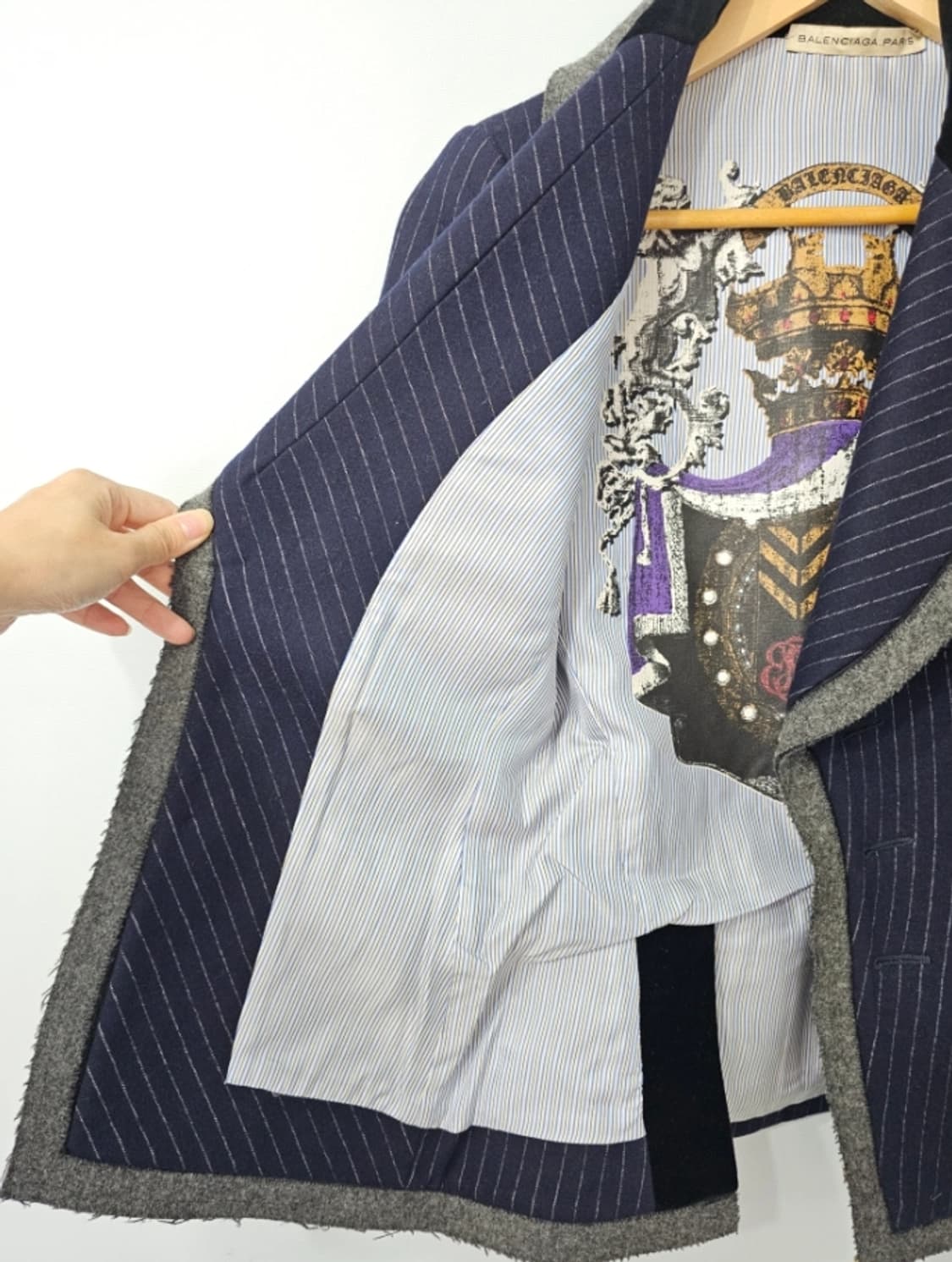 발렌시아가 스트라이프 자켓 44 상품이미지8