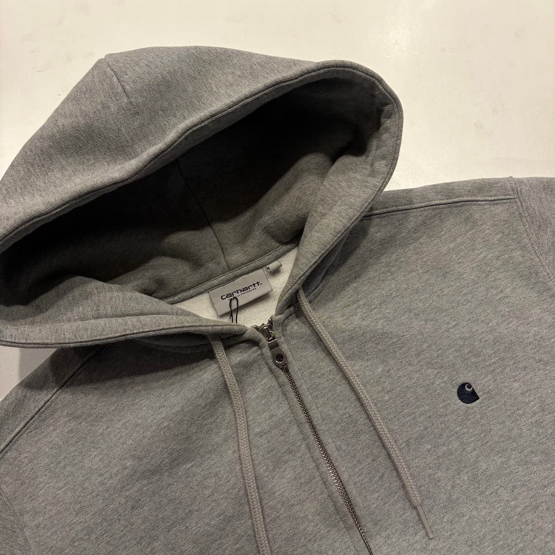 [S] 칼하트 WIP 매디슨 그레이 스웻 후드집업 C868 상품이미지3