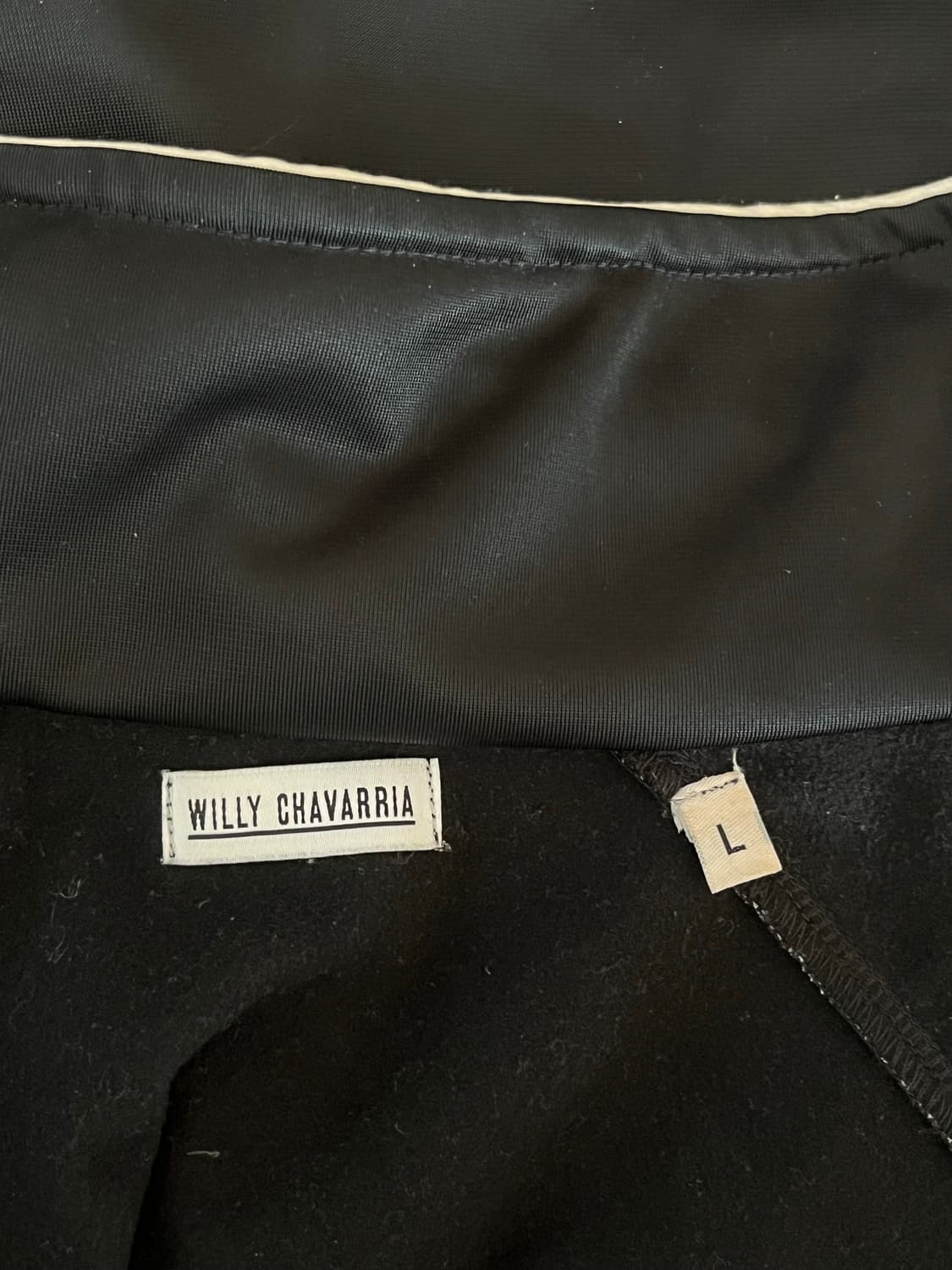 [L] 윌리차바리아 버팔로 트랙자켓 블랙 상품이미지4