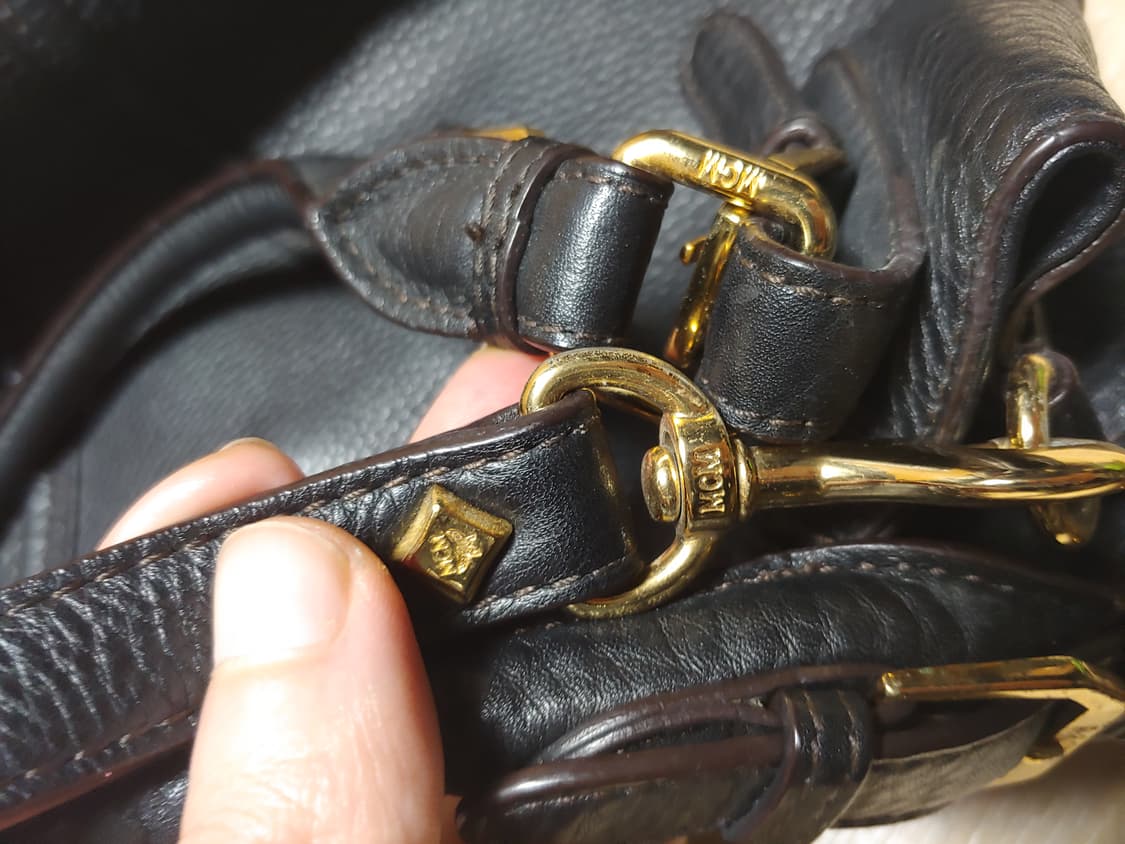 mcm 네츄럴레더 호보백 라지 상품이미지5