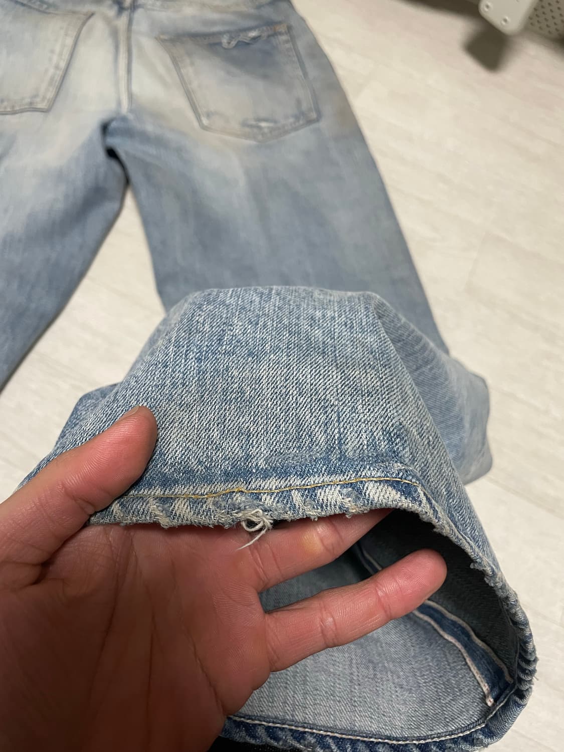 Minedenim 와이드 스트레이트 진 32 상품이미지6