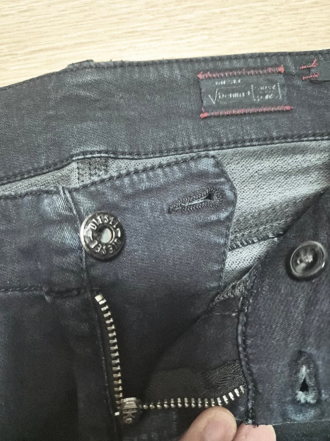 디젤 코팅 워싱 블랙진 데님 상품이미지8