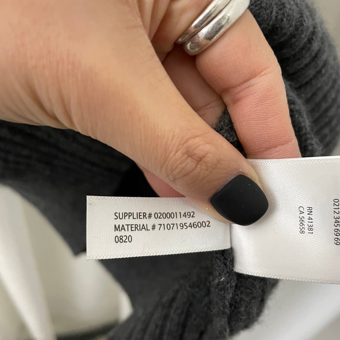 폴로 챠콜 꽈배기 니트 상품이미지8