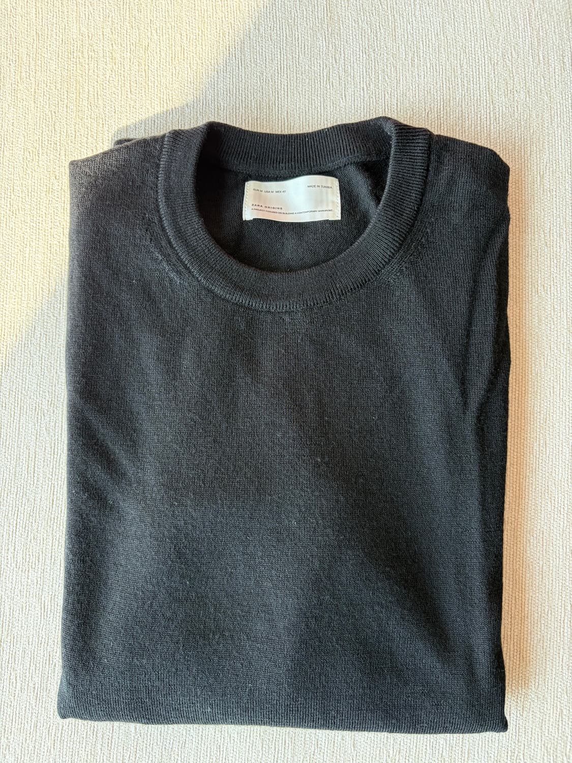 자라 오리진스 크루넥 니트 M 상품이미지1