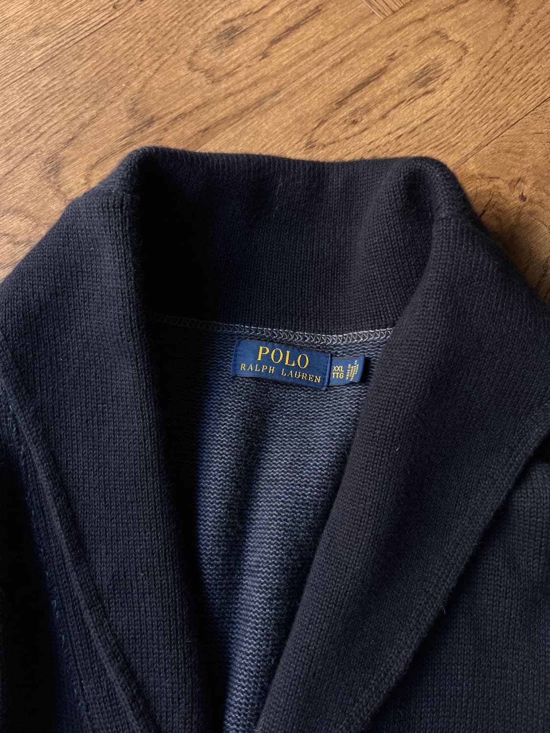 [2XL]폴로 랄프로렌 타이거 패치 네이비 레터맨 가디건 상품이미지2