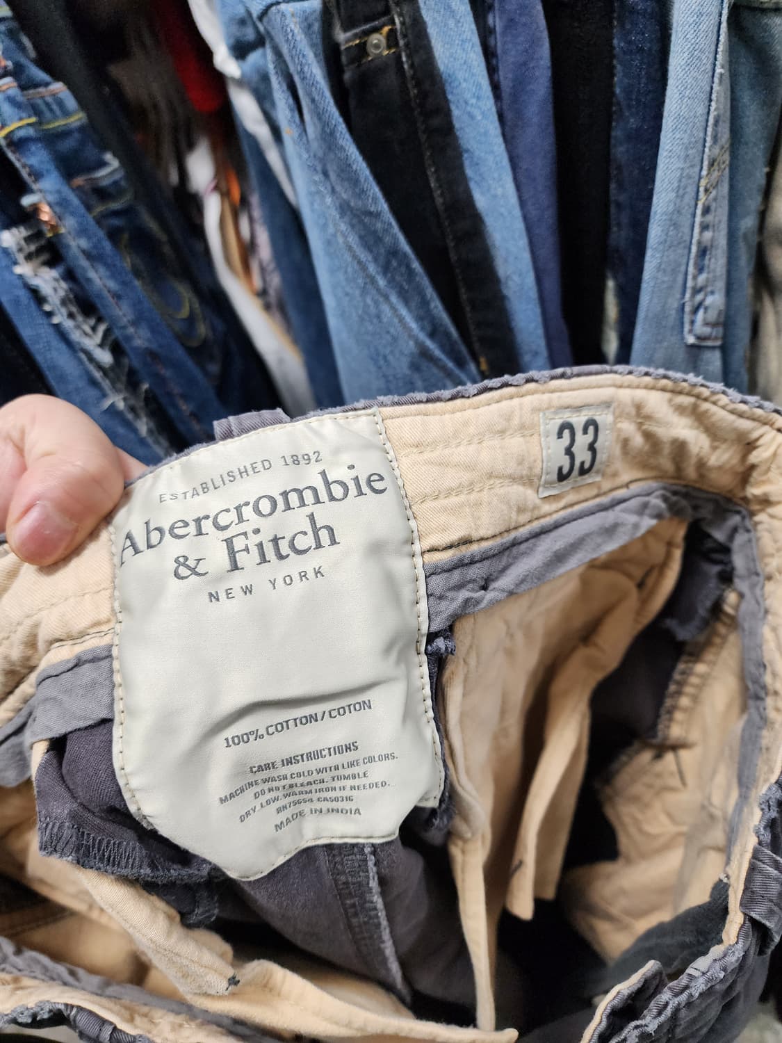 아베크롬비 y2k 헤베코튼 카고 반바지 상품이미지7