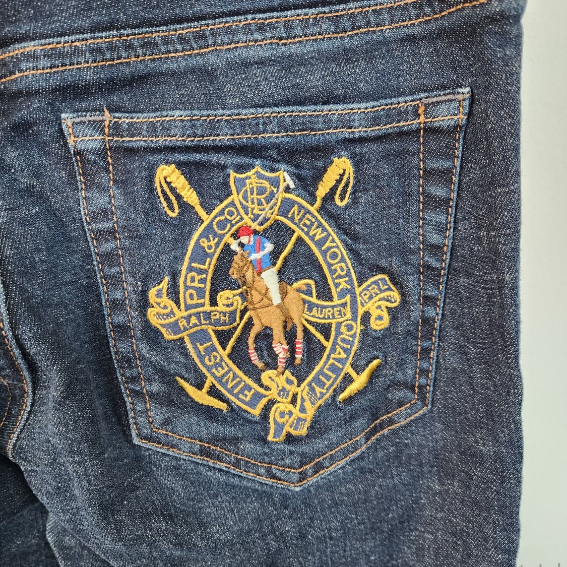 폴로 랄프로렌 다크 데님 바이커 스키니진 상품이미지4