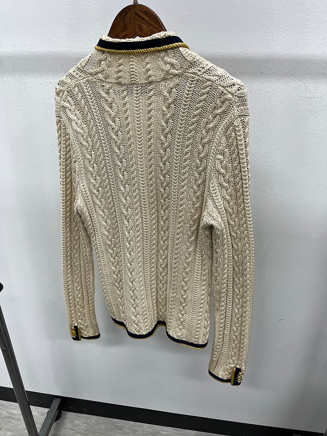 여) 랄프로렌 금장 케이블 가디건  상품이미지5