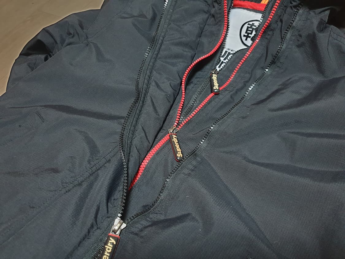 슈퍼드라이 3중 지퍼 바람막이 윈드브레이커 m 상품이미지5