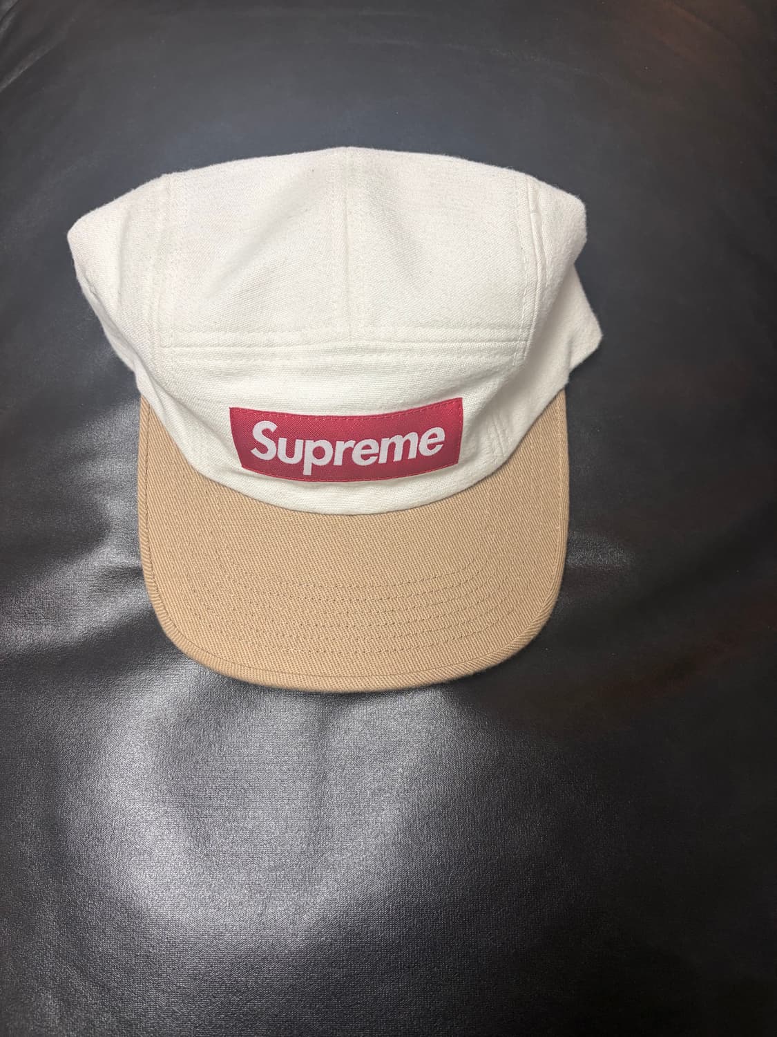 슈프림 투톤 캠프캡 화이트 - 23FW 상품이미지2