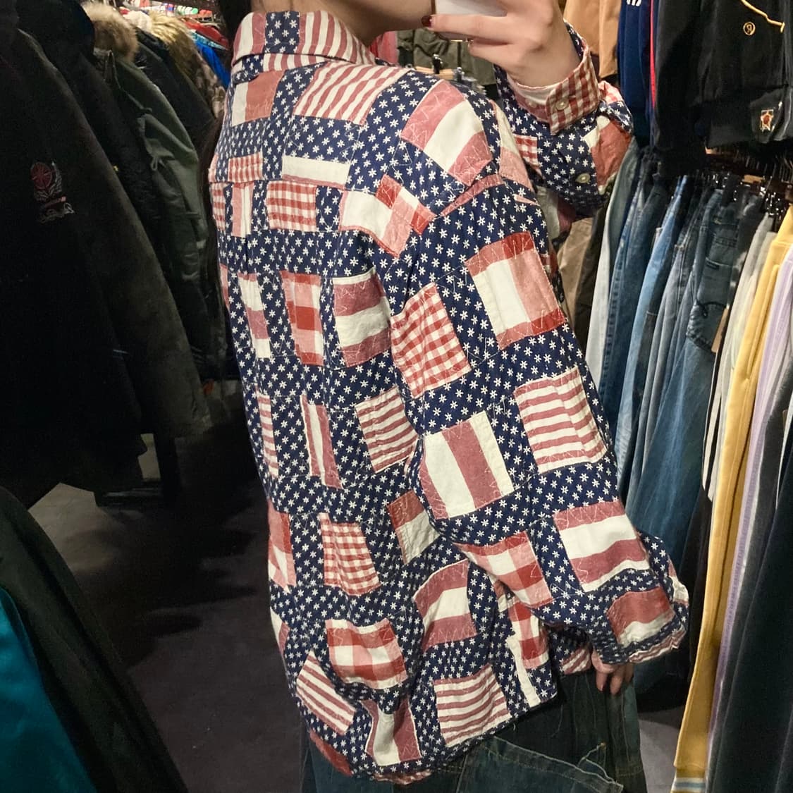 [IM]타미 힐피거 패치워크 셔츠 상품이미지6