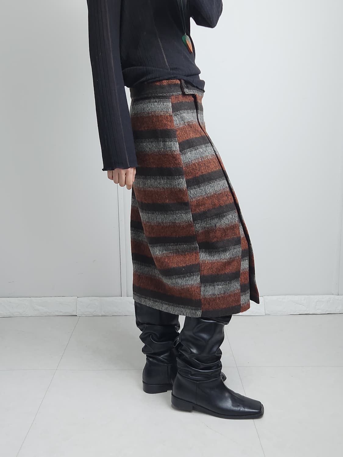 라인 스커트 상품이미지4