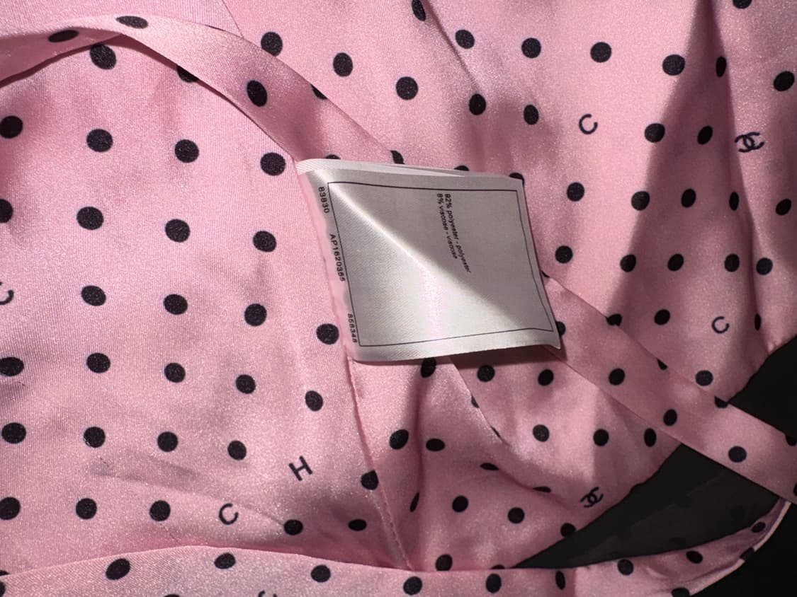 chanel silk camisole pink dot 상품이미지5