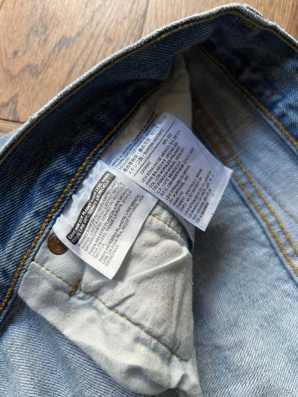 [38]리바이스 501 오리지널 스트레이트 데님 팬츠 상품이미지4