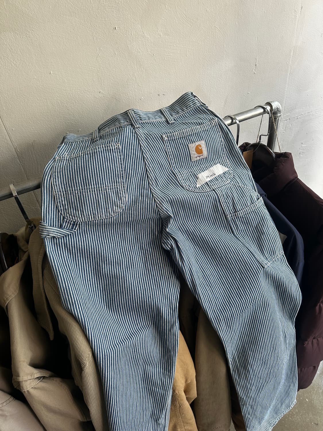Carhartt Hickory Stripe Work Pants 상품이미지2