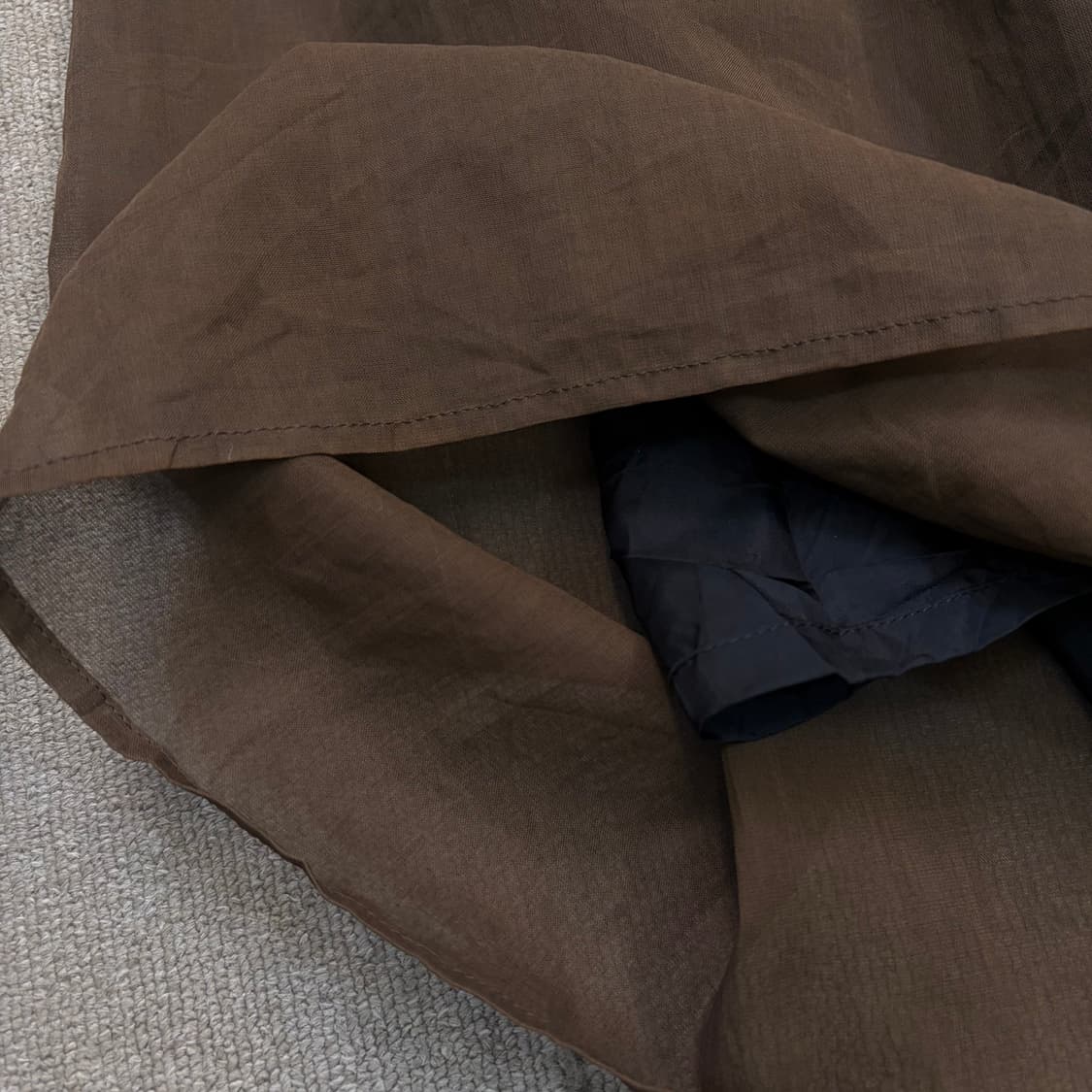 KEIKO SUZUKI 케이코스즈키 오간자 롱 스커트  상품이미지5