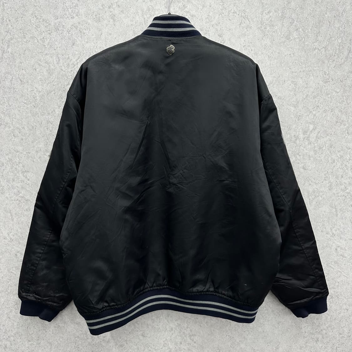 110 로카웨어 남자 오버핏 바시티 자켓 상품이미지2