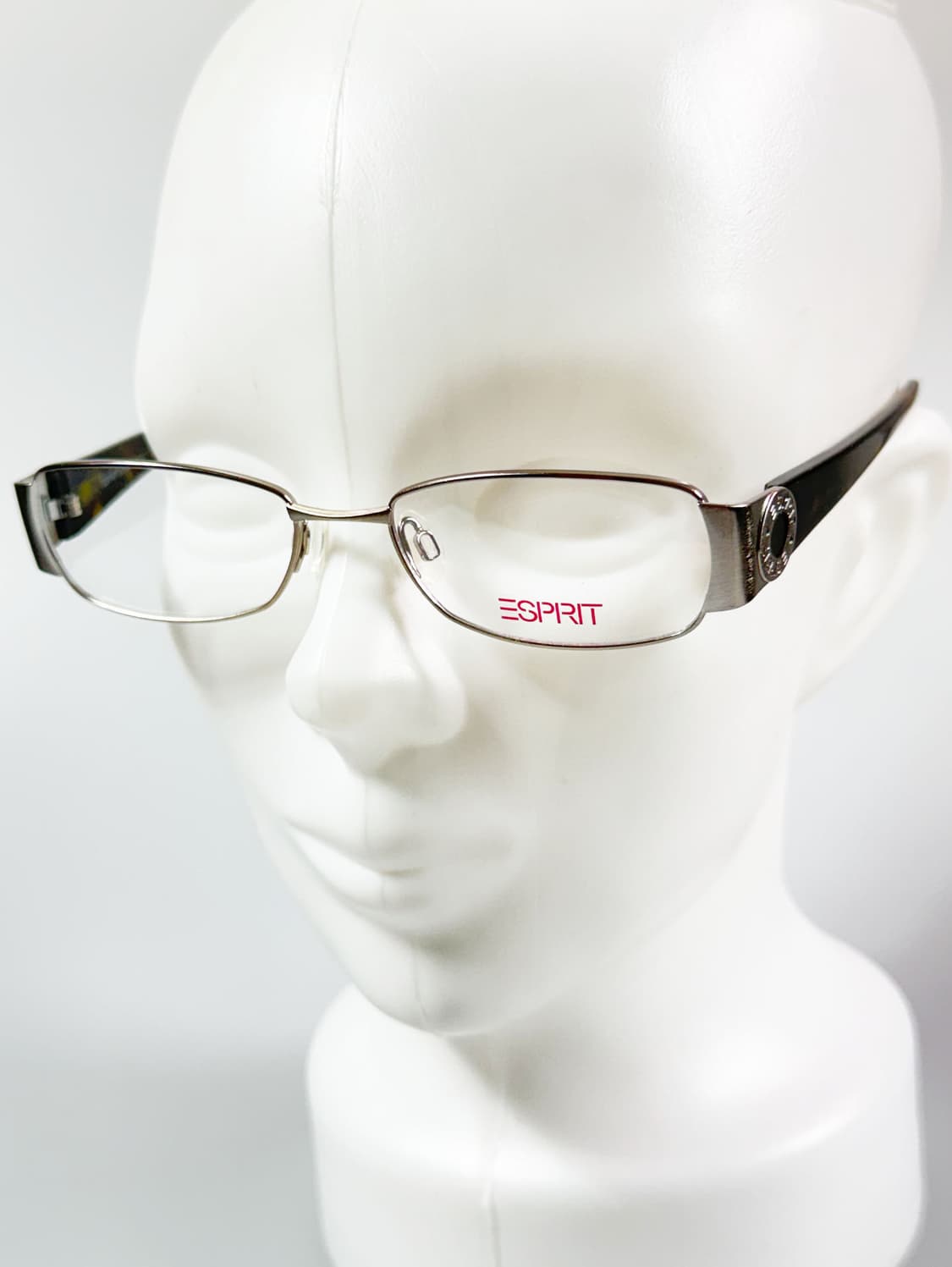 ESPRIT 실버 슬림 스퀘어 메탈 프레임 빈티지 안경 상품이미지9