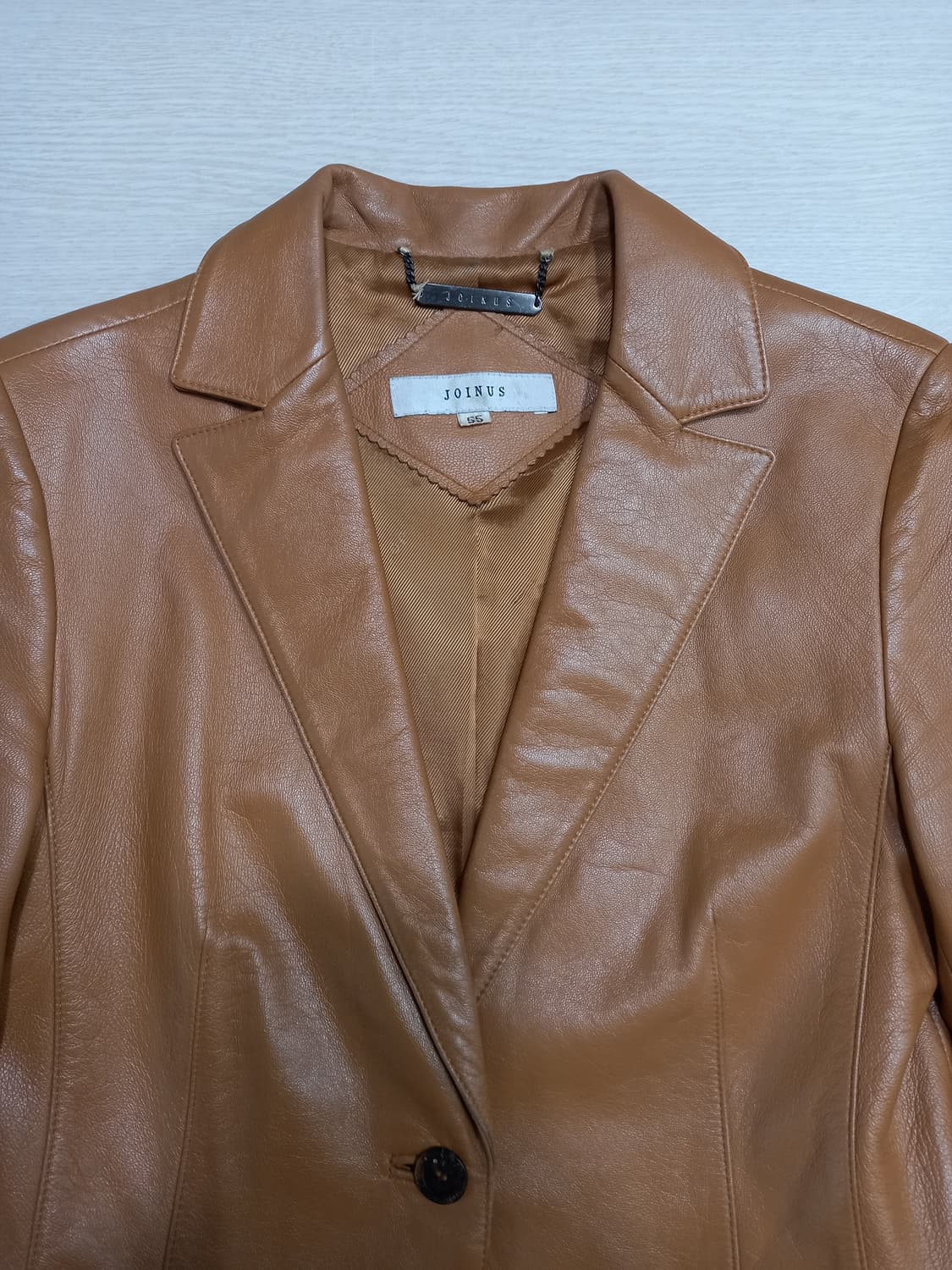 S85 JOINUS 양가죽 자켓 베이지 S-207 상품이미지3