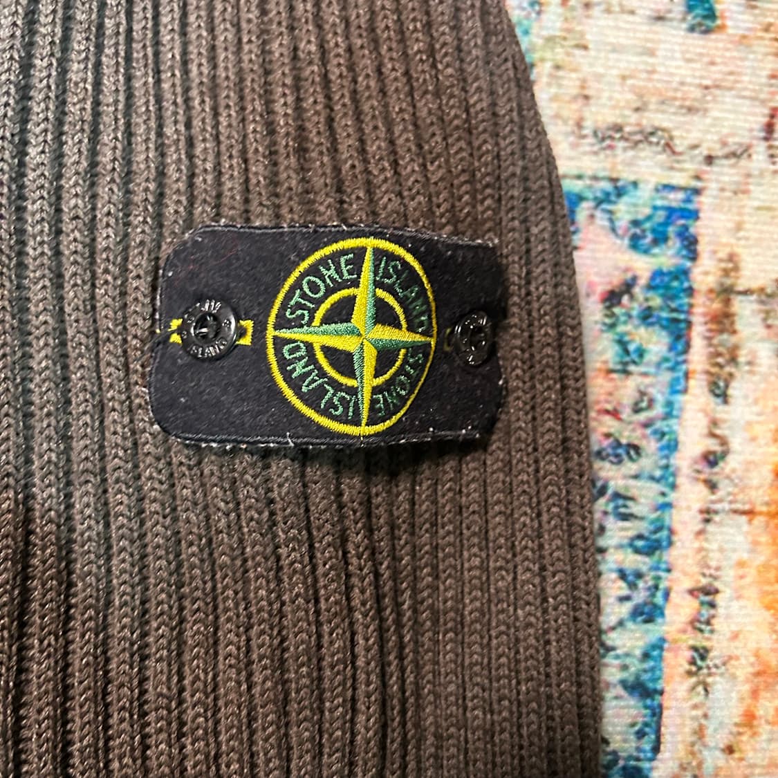 [XL] 00s 스톤아일랜드 하이넥 니트 집업 상품이미지2