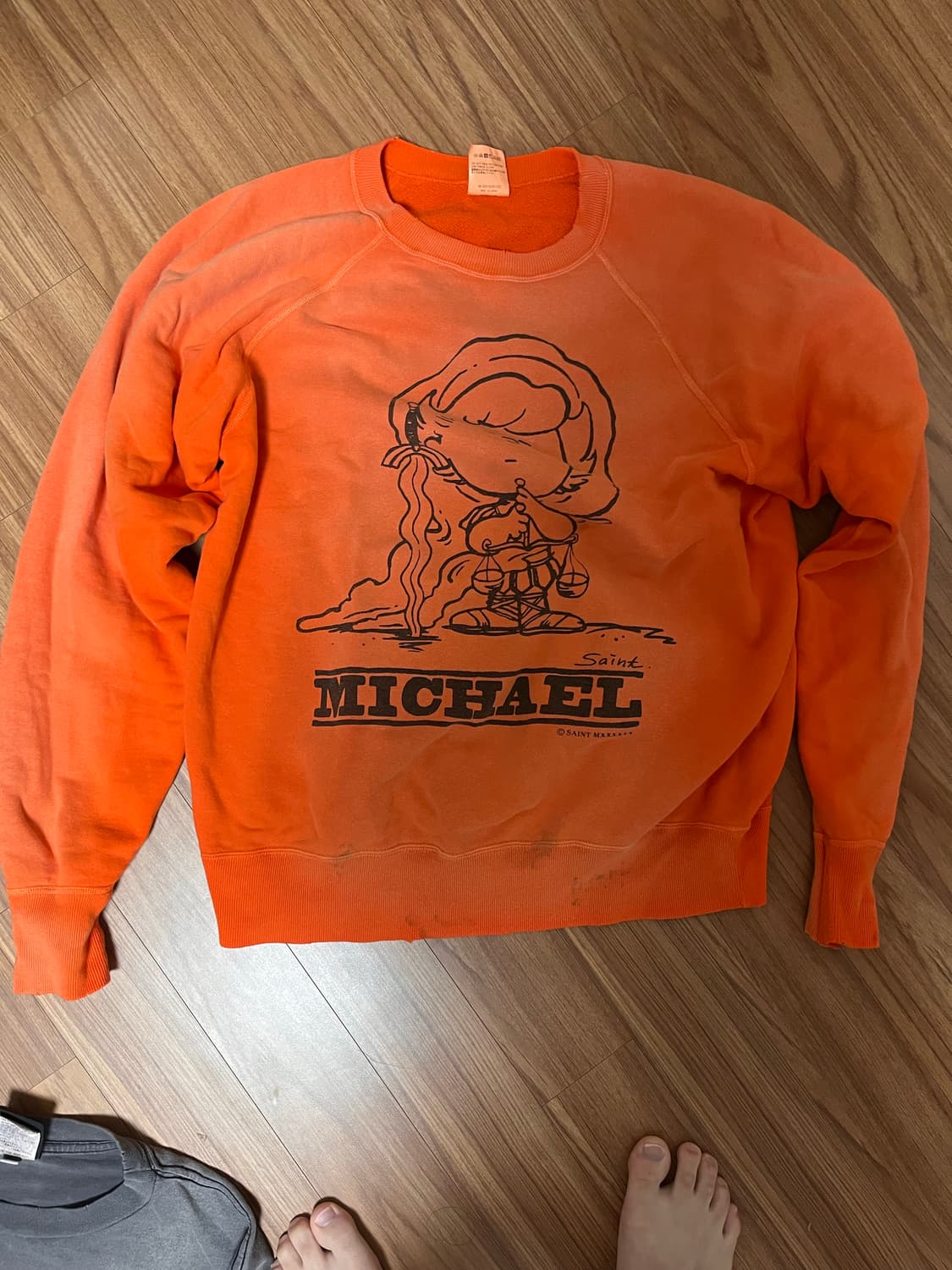 Saint michael 세인트 미카엘 스누피 그래픽 크루넥 상품이미지3