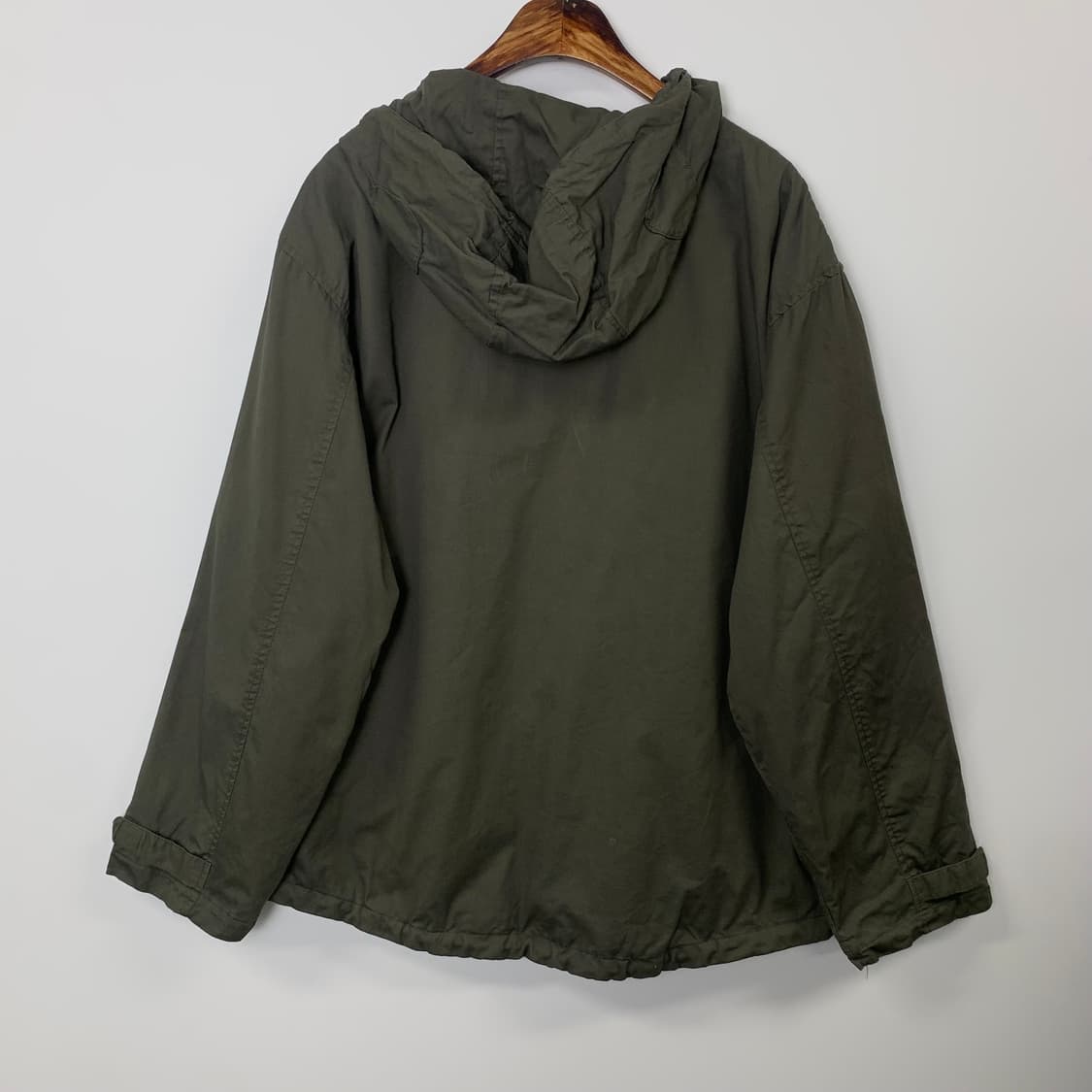 폴로 랄프로렌 포니로고 카키 포켓 유틸리티 카키 아노락 후드티 상품이미지3