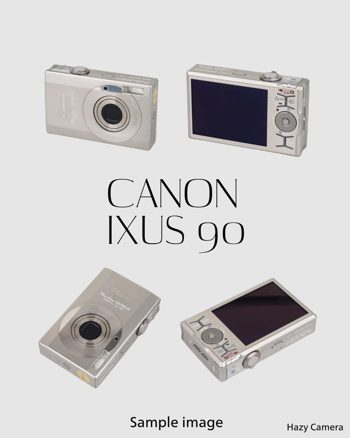 캐논 익서스 90 CANON IXUS 90 빈티지 디지털카메라 디카 상품이미지2