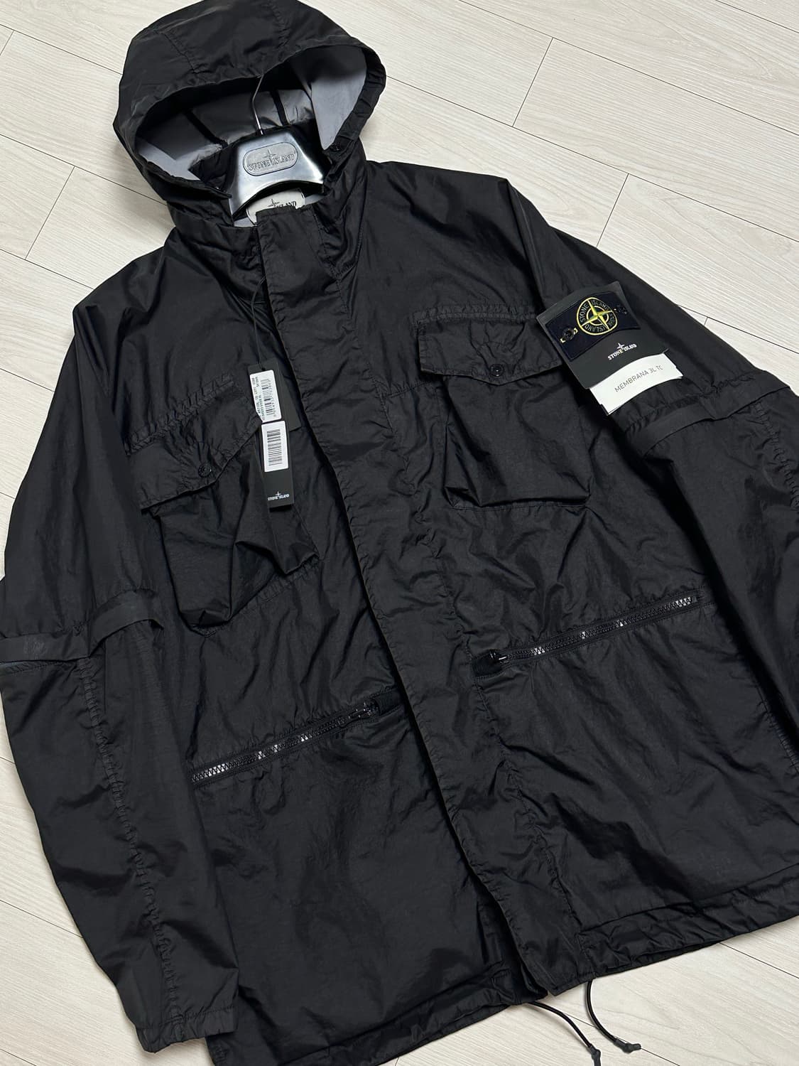 스톤아일랜드 멤브라나 3L tc 자켓 XL(105-110) 블랙 상품이미지5