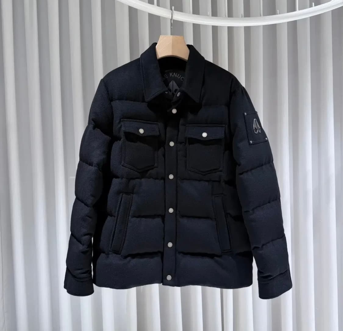 [정품/신상] 무스너클 캐시미어 카라 패딩 상품이미지1