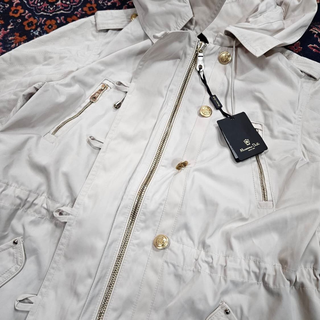 (새상품)마시모두띠 카라넥 후드 바람막이 사파리자켓 상품이미지3