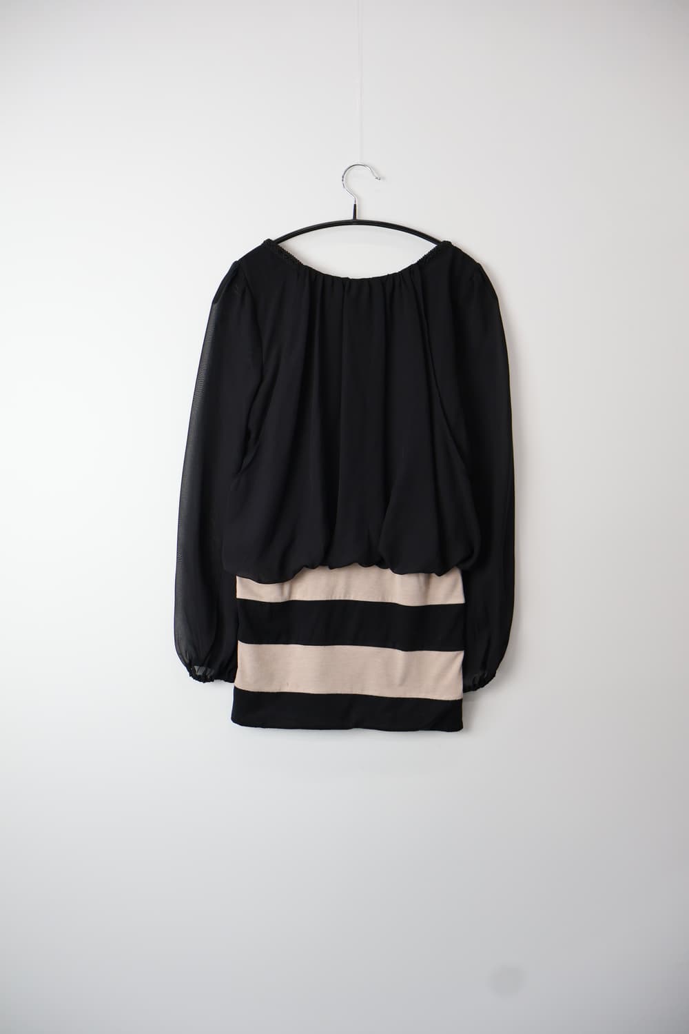 'RyuRyu' Chiffon Striped Mini Dress 상품이미지7