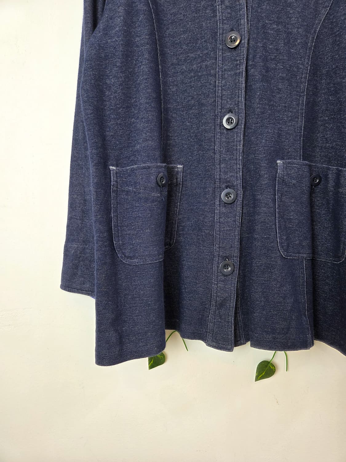 단추 후드 집업 상품이미지3