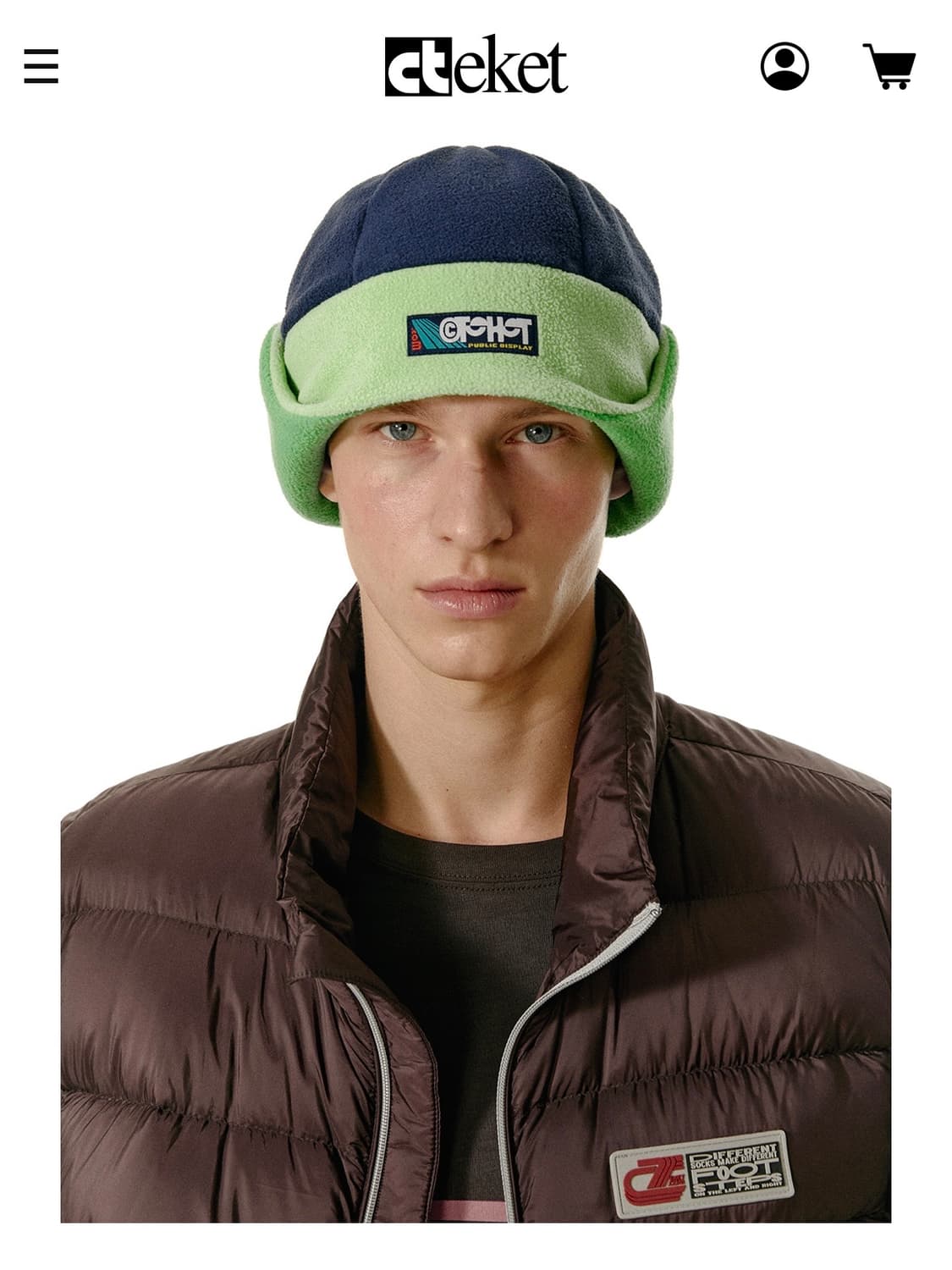 테켓 Recording Fleece Earflap Beanie Navy 상품이미지3