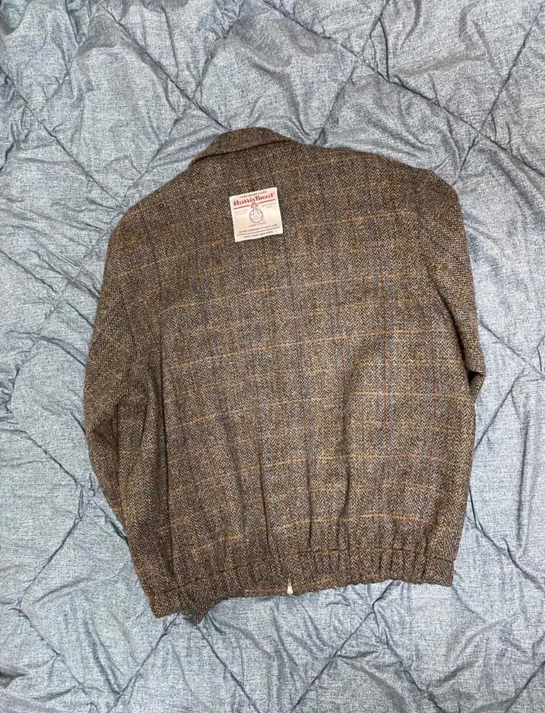 브라운야드 해리스트위드 블루종 3사이즈 브라운 상품이미지4