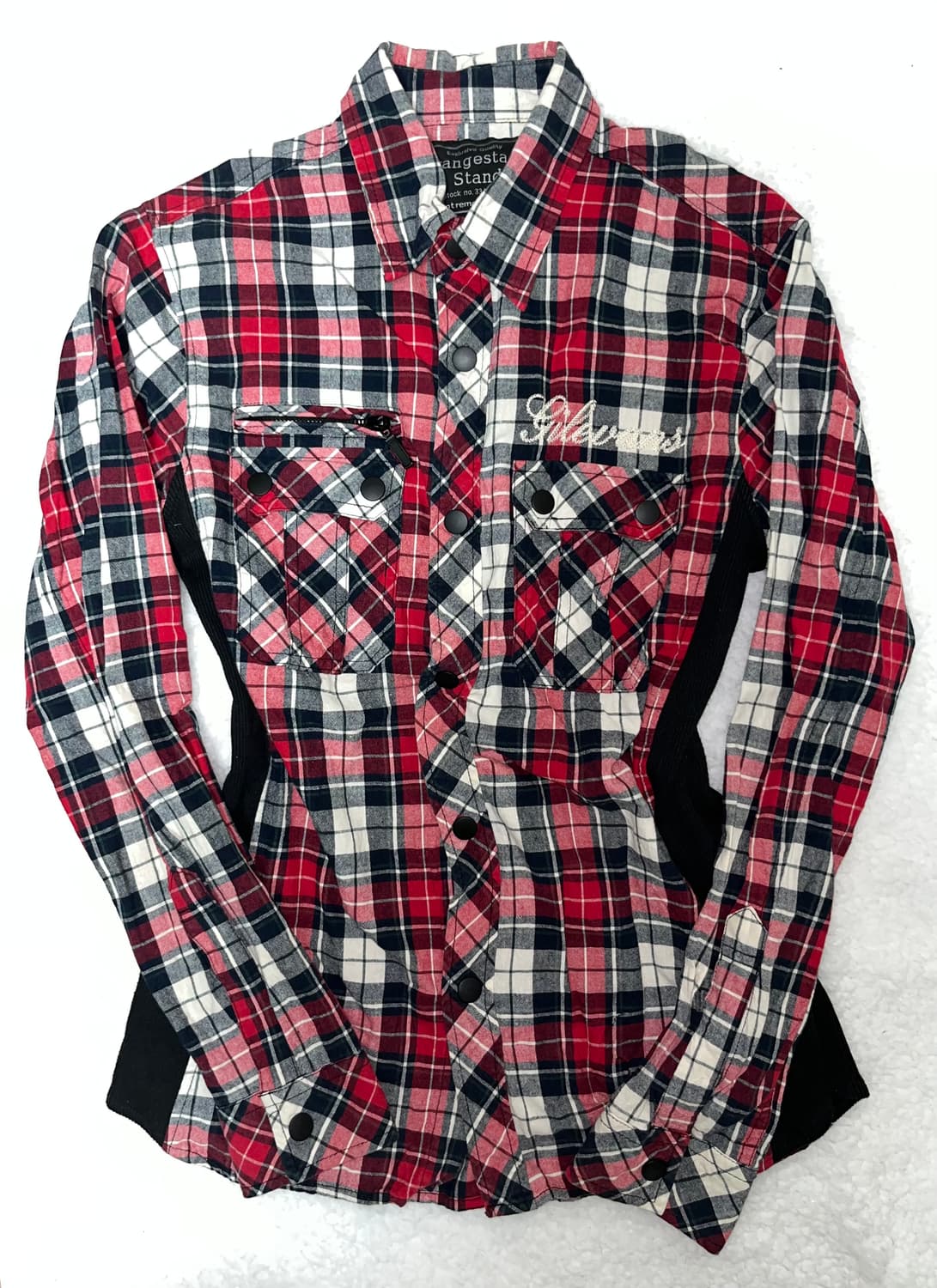 red plaid shirt 상품이미지1