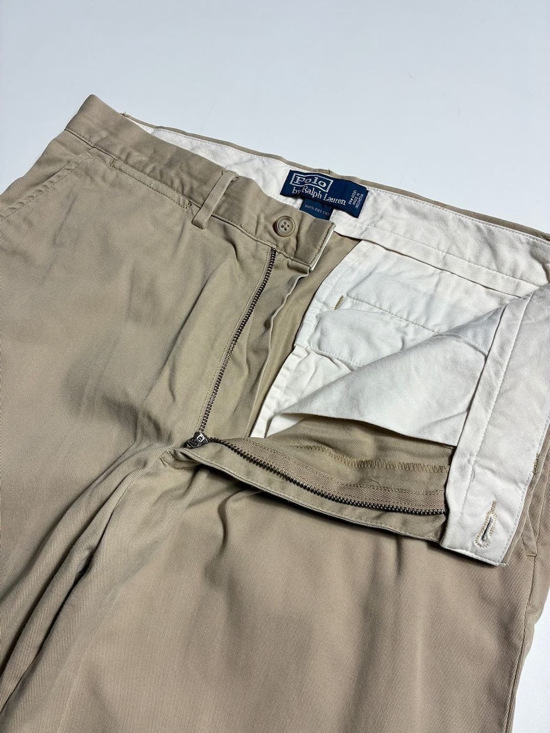 폴로 랄프로렌 로고 패치 클래식 베이지 치노 팬츠 R2355 상품이미지3