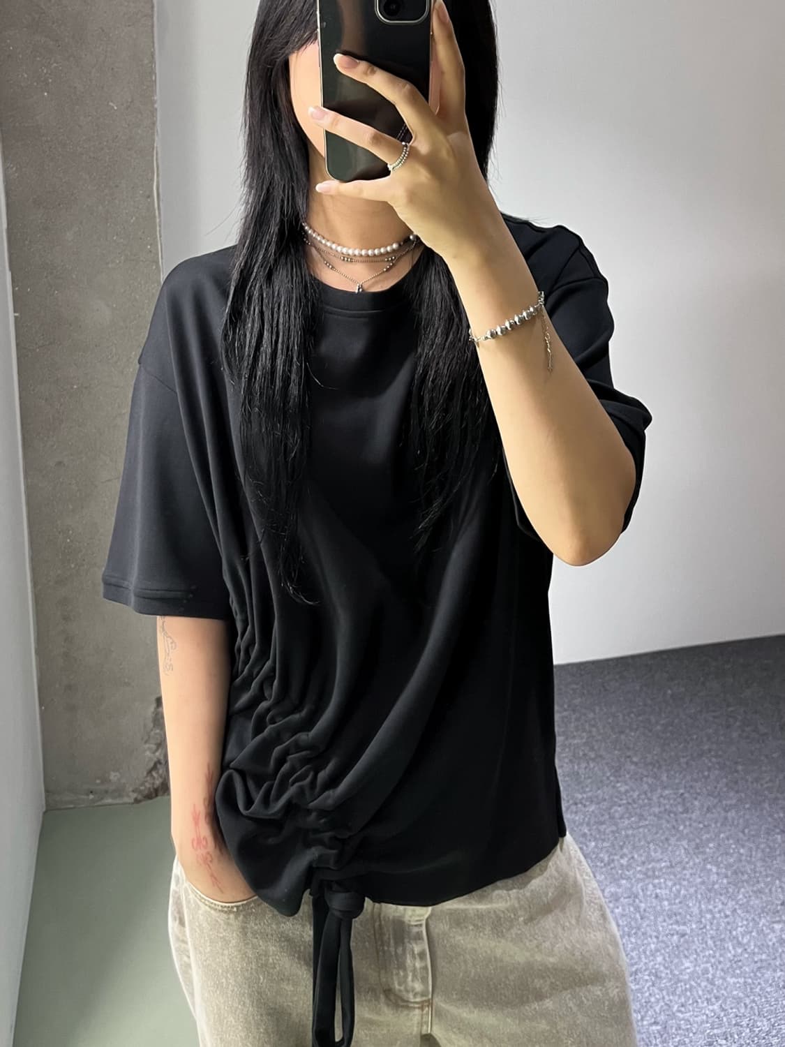 마르케스알메이다 셔링 티셔츠 상품이미지3