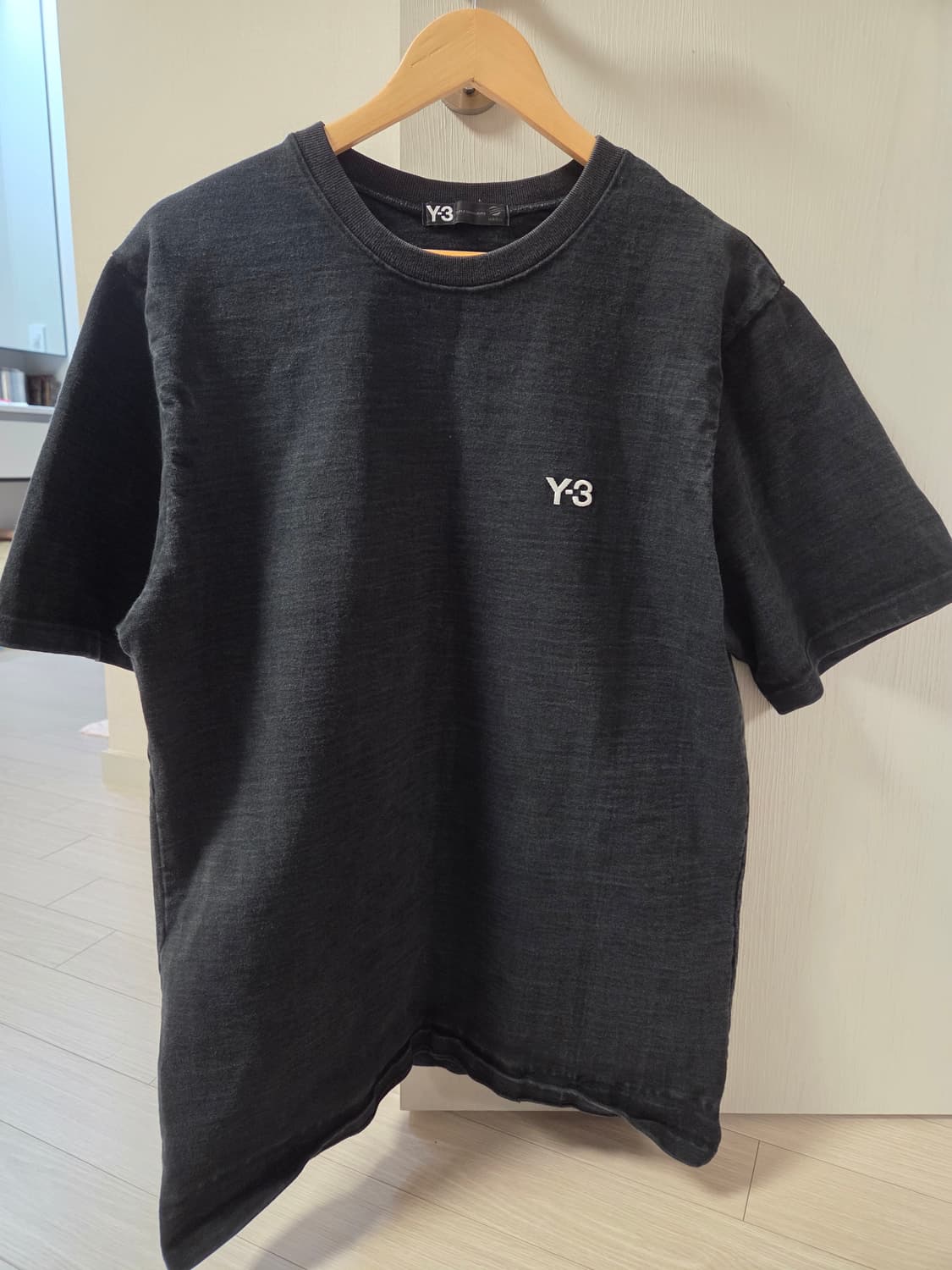 Y3 요지야마모토 아디다스 워싱반팔티 상품이미지1