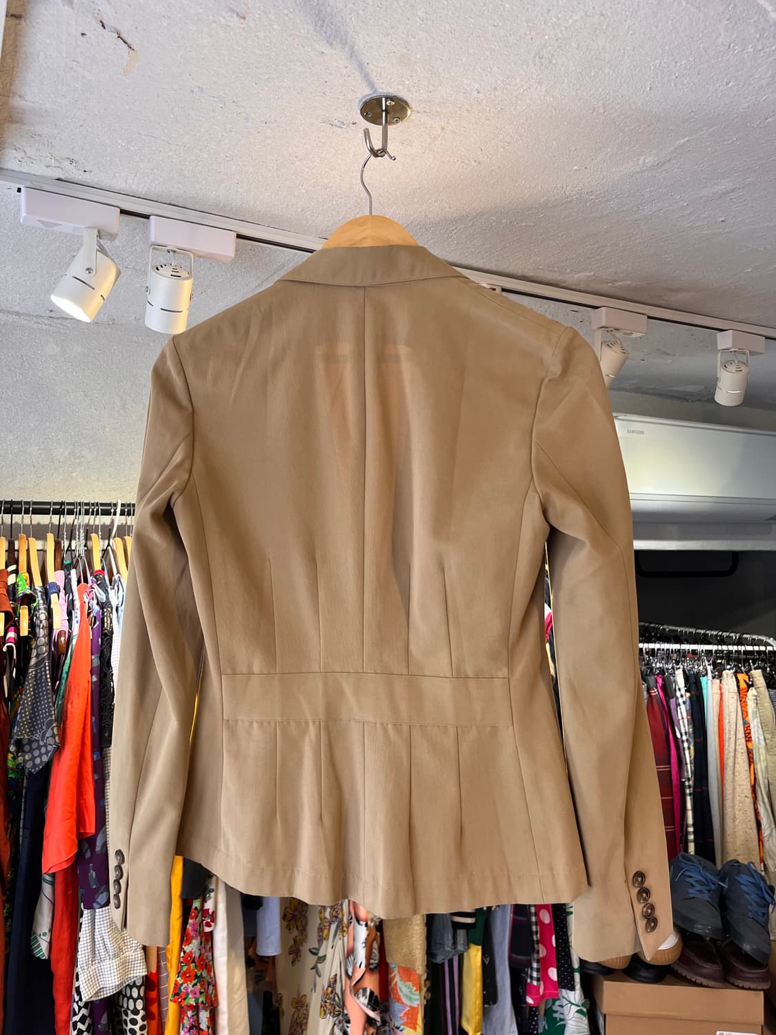 랄프로렌 캐시미어 블렌드 베이지 블레이저 상품이미지2