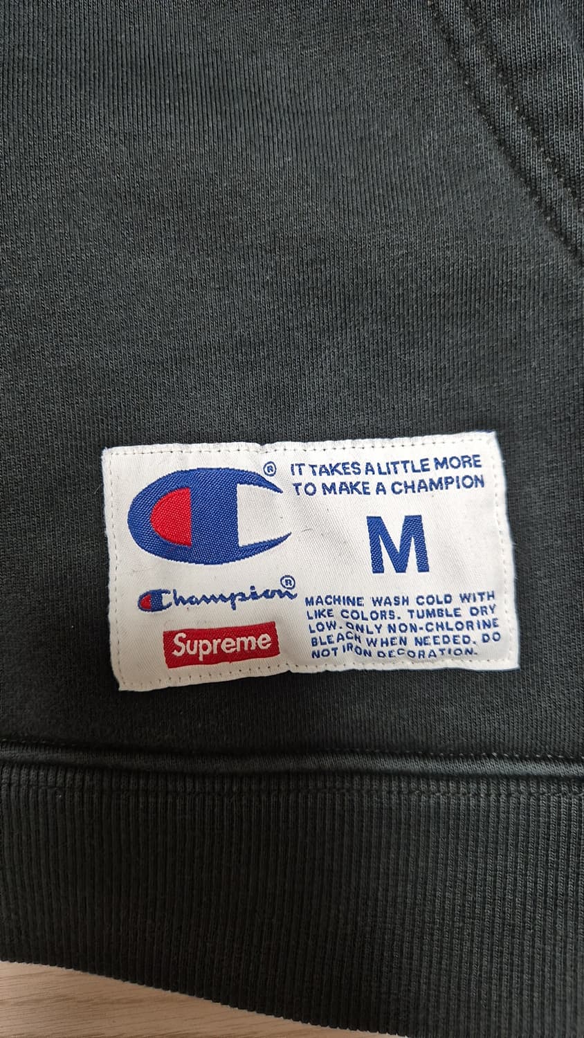 15FW 슈프림 챔피온 콜라보 후드 M 상품이미지2