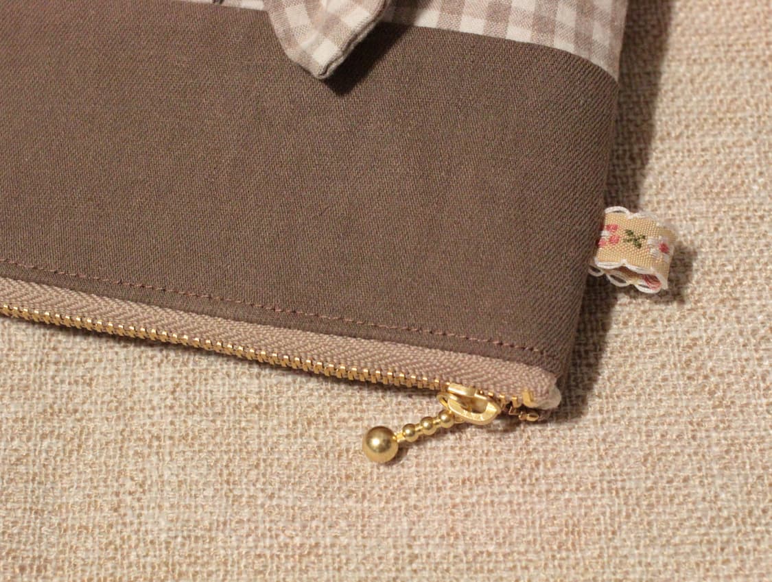 핸드메이드 리본 지퍼 파우치 상품이미지4