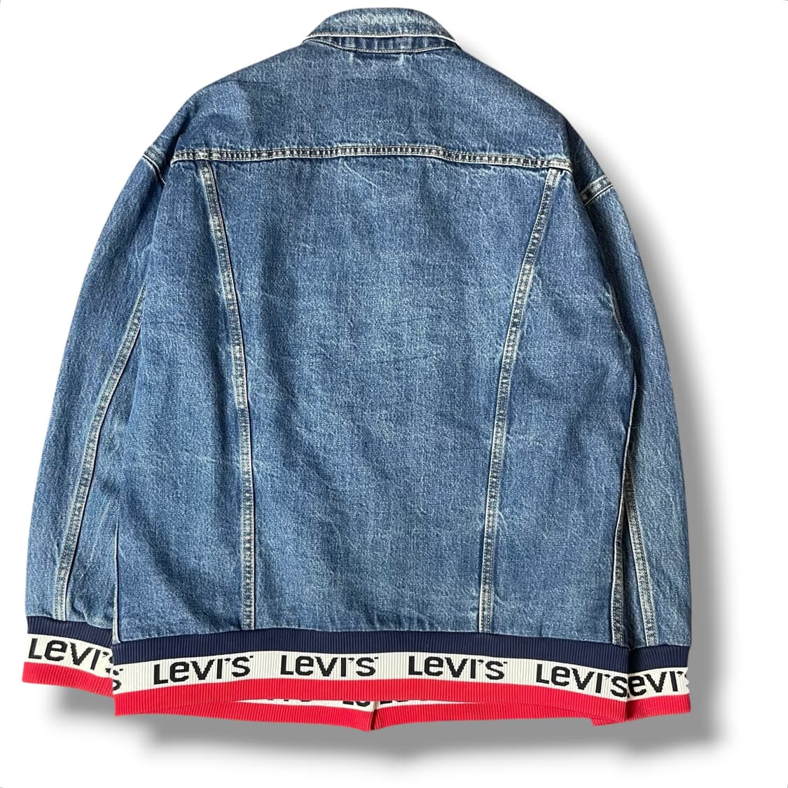 리바이스 여성 배기 스포츠 테이프 트러커 자켓 S 상품이미지2