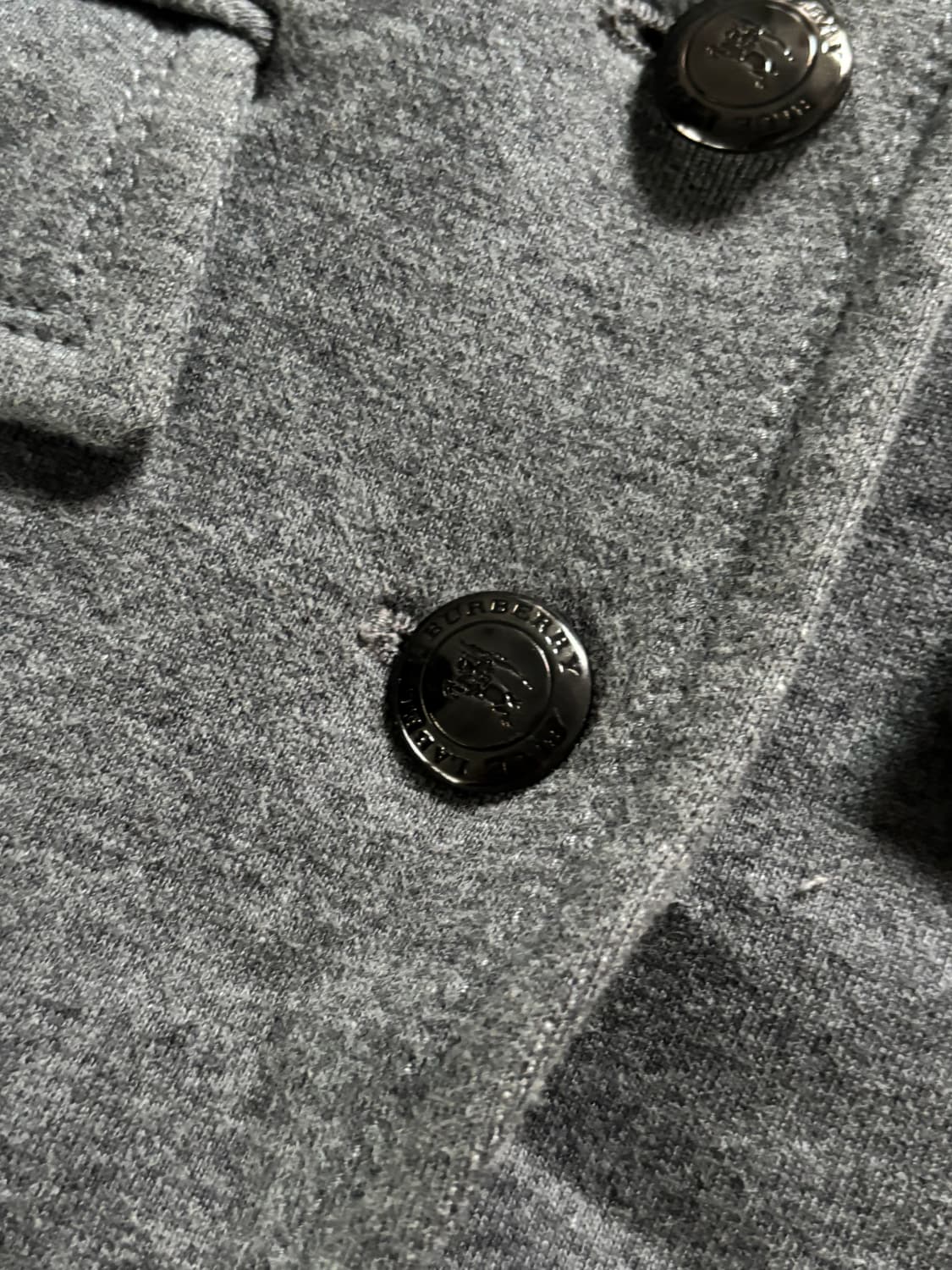 Burberry 버버리 블루라벨 그레이 코튼 카라 숏 자켓 상품이미지6