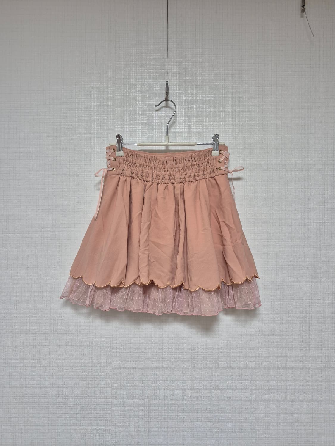 리즈리사 샘플 히메갸루 사몬핑크 리본&진주 스카팡 상품이미지2