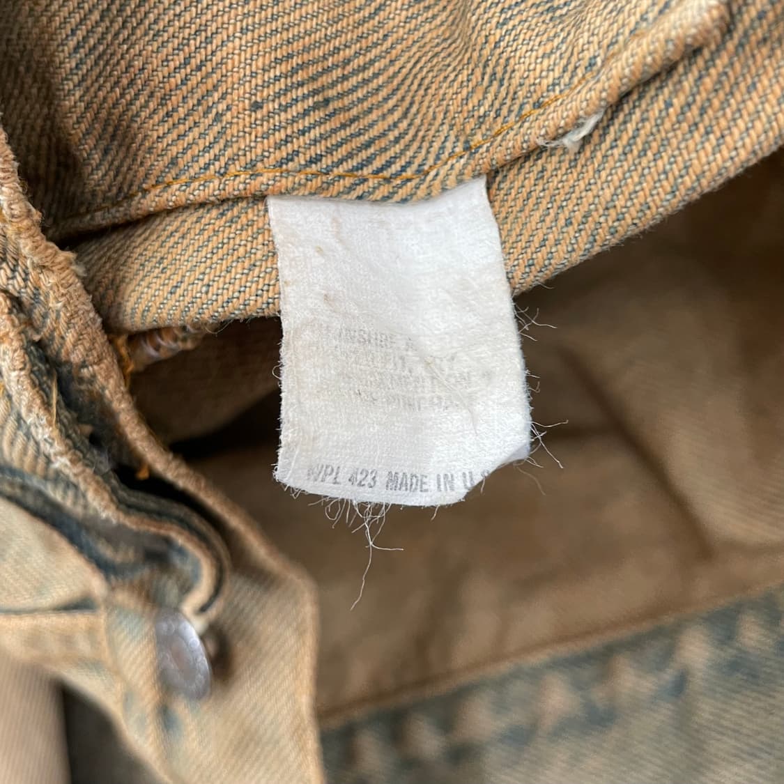 60-70's 리바이스 71025 빅 E 자켓 S 상품이미지10