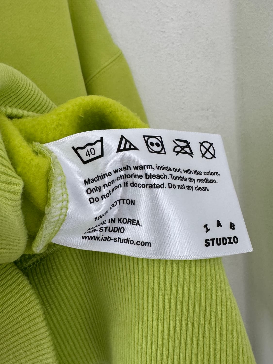 아이앱스튜디오 웍스아웃 라임 후드 상품이미지7