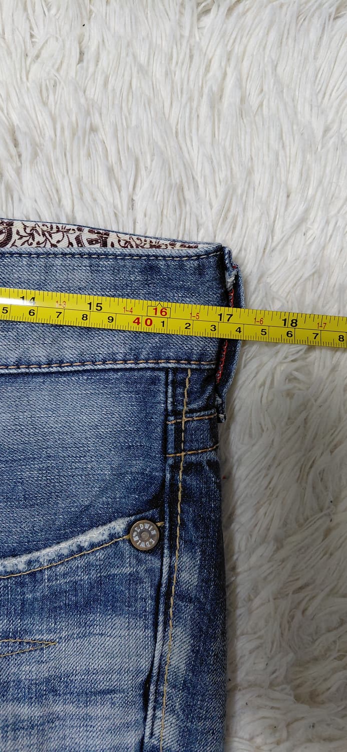일본산 여성 에드윈 503 블루 트립 상품이미지7