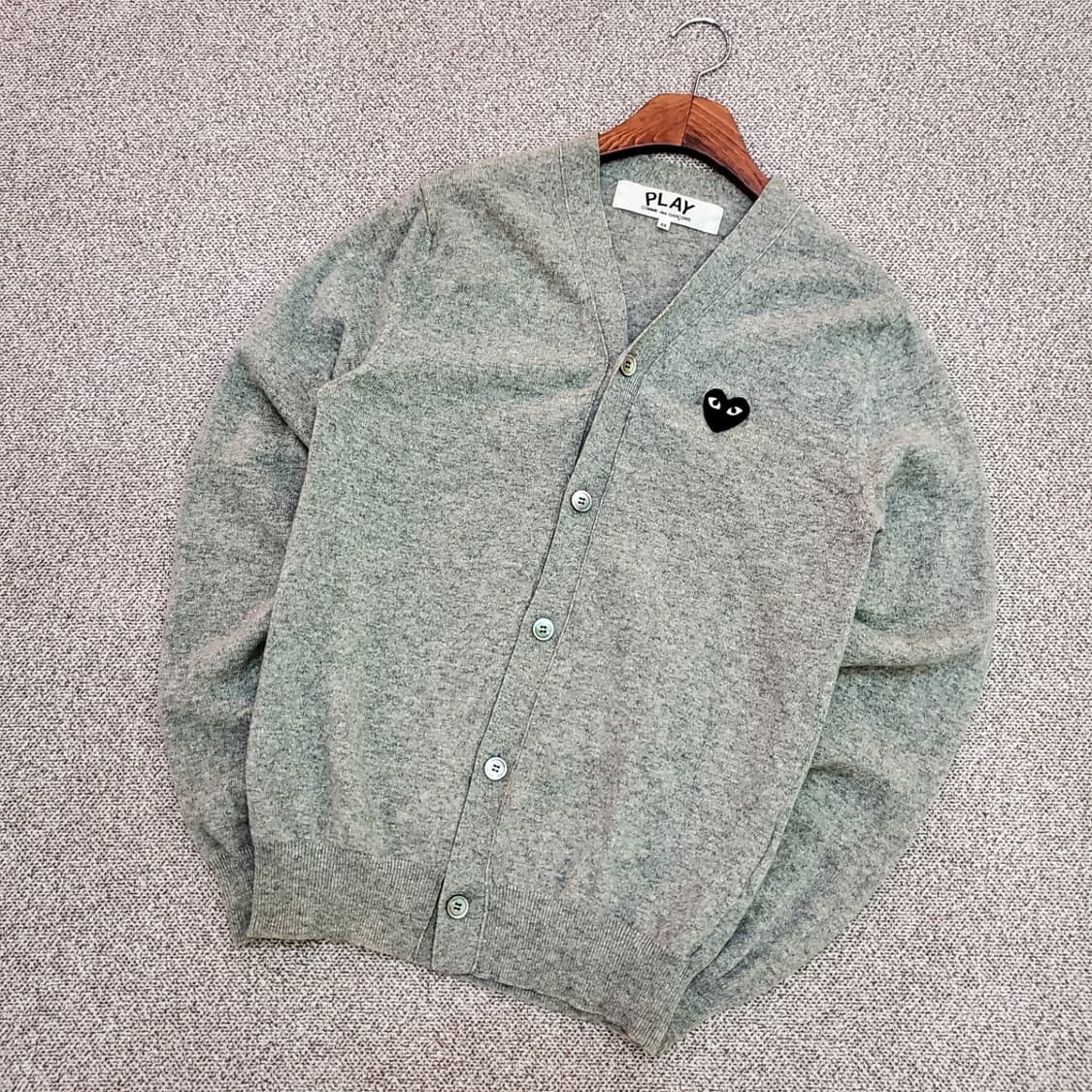 정품)꼼데가르송 가디건 상품이미지1